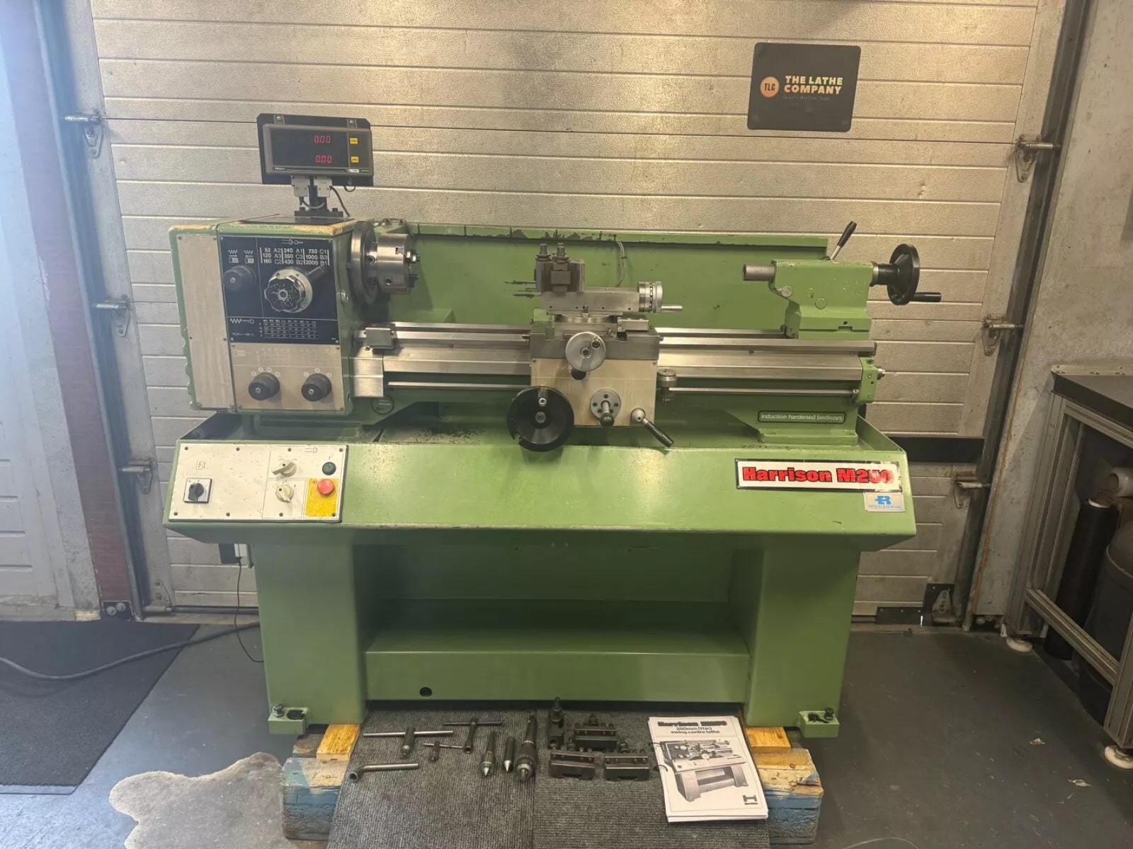 HARRISON M250 LATHE WITH ACCESSORIES